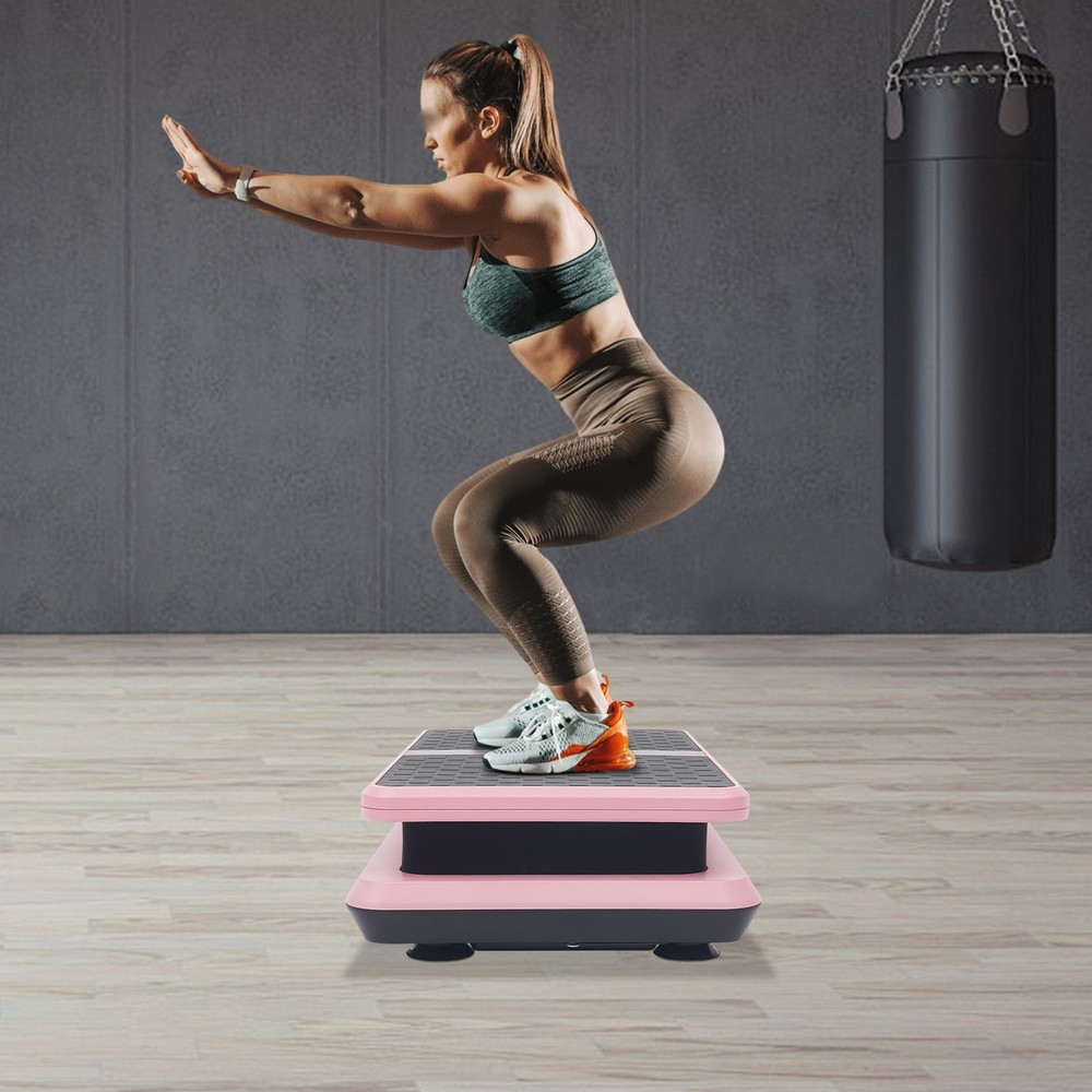 Vibration Plate Exercise Machine Vibrating Platform Rectangular 150kg/330.69 lbs