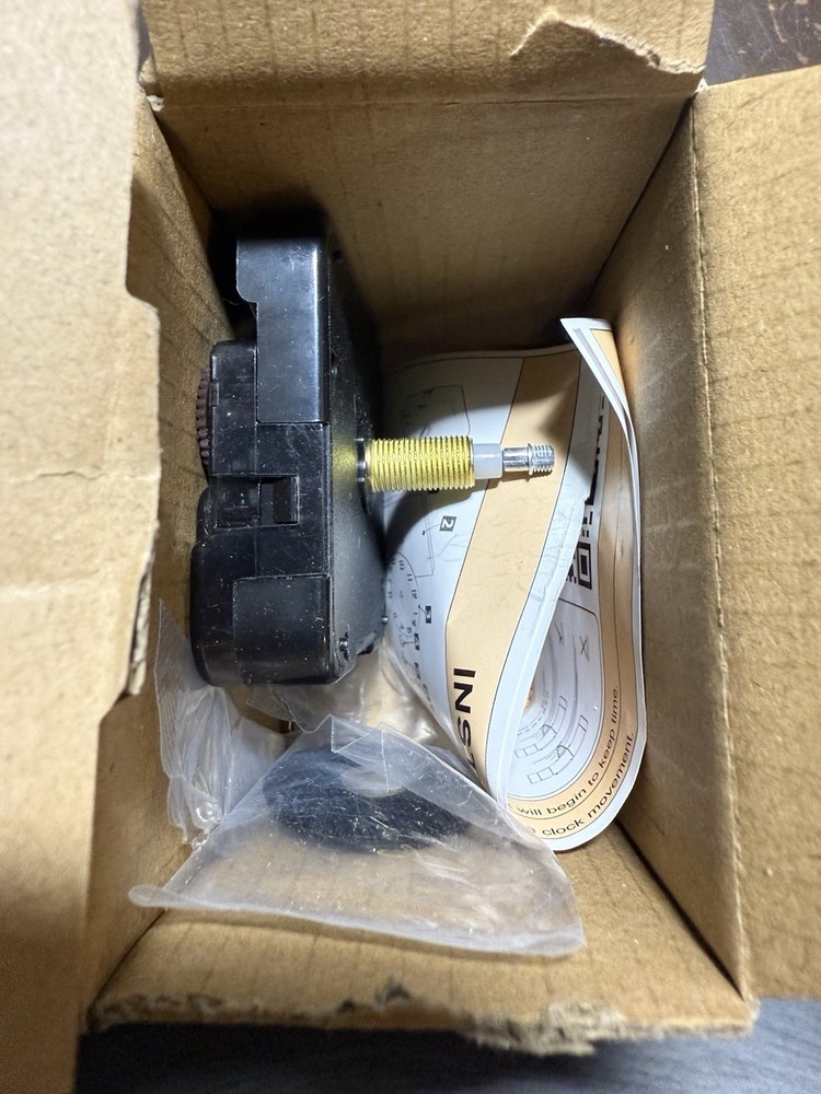 Quartz Clock Movement Mechanism With One Washer