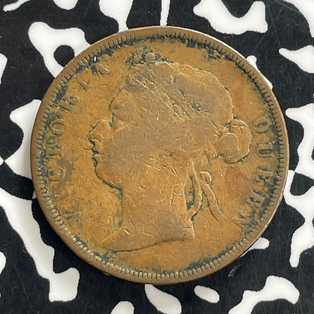 1874 Straits Settlements 1 Cent Lot#C1292