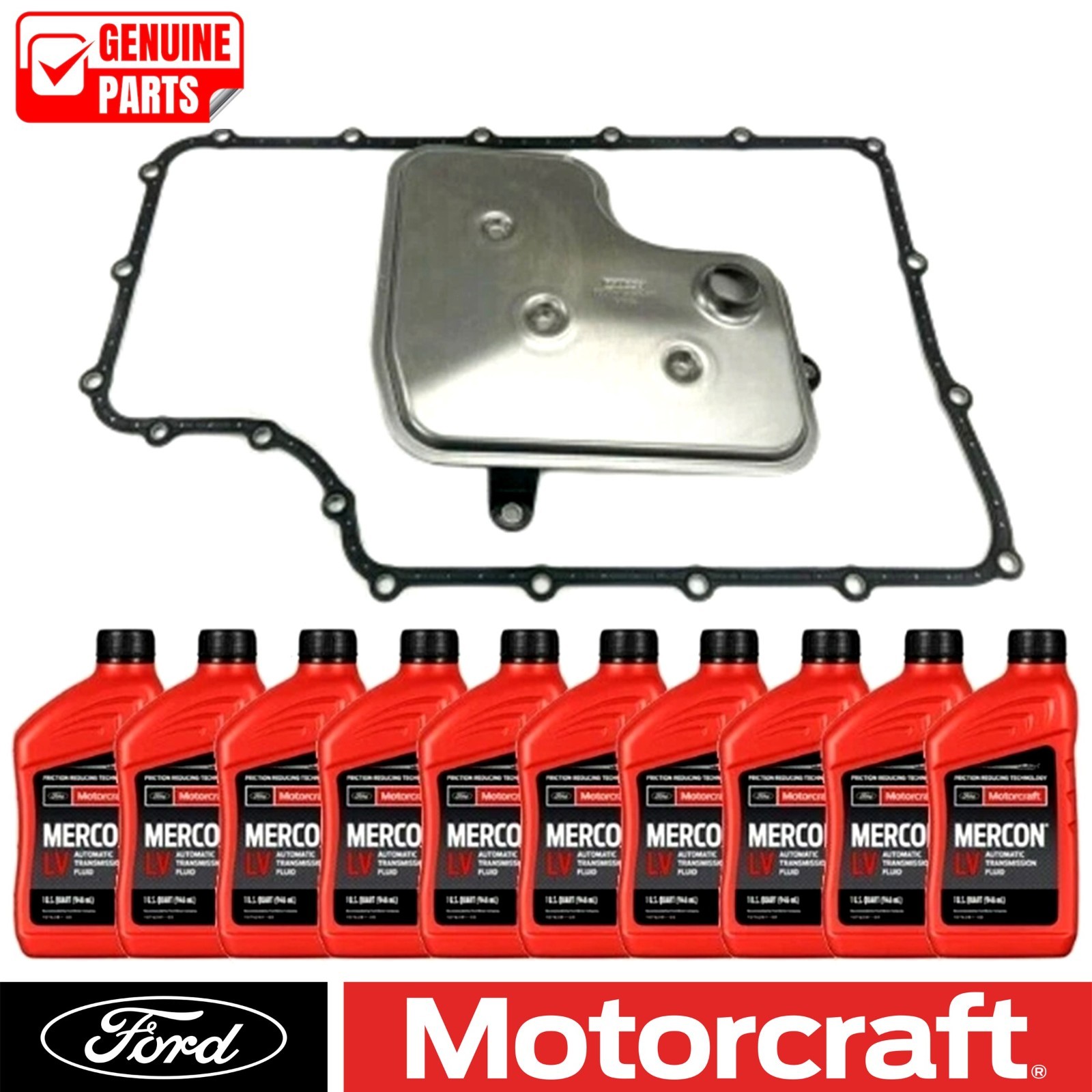 OEM Ford 6R140 Transmission Service Kit & Fluid For 11-19 F250/F-350 Diesel/Gas