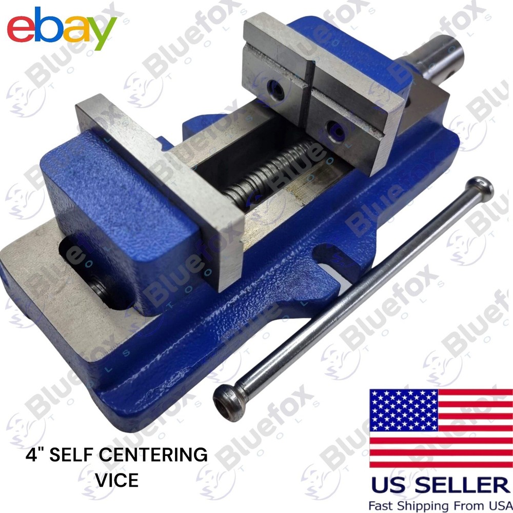 4"/ 100MM  SELF CENTERING MACHINE VICE VISE BLUEFOX