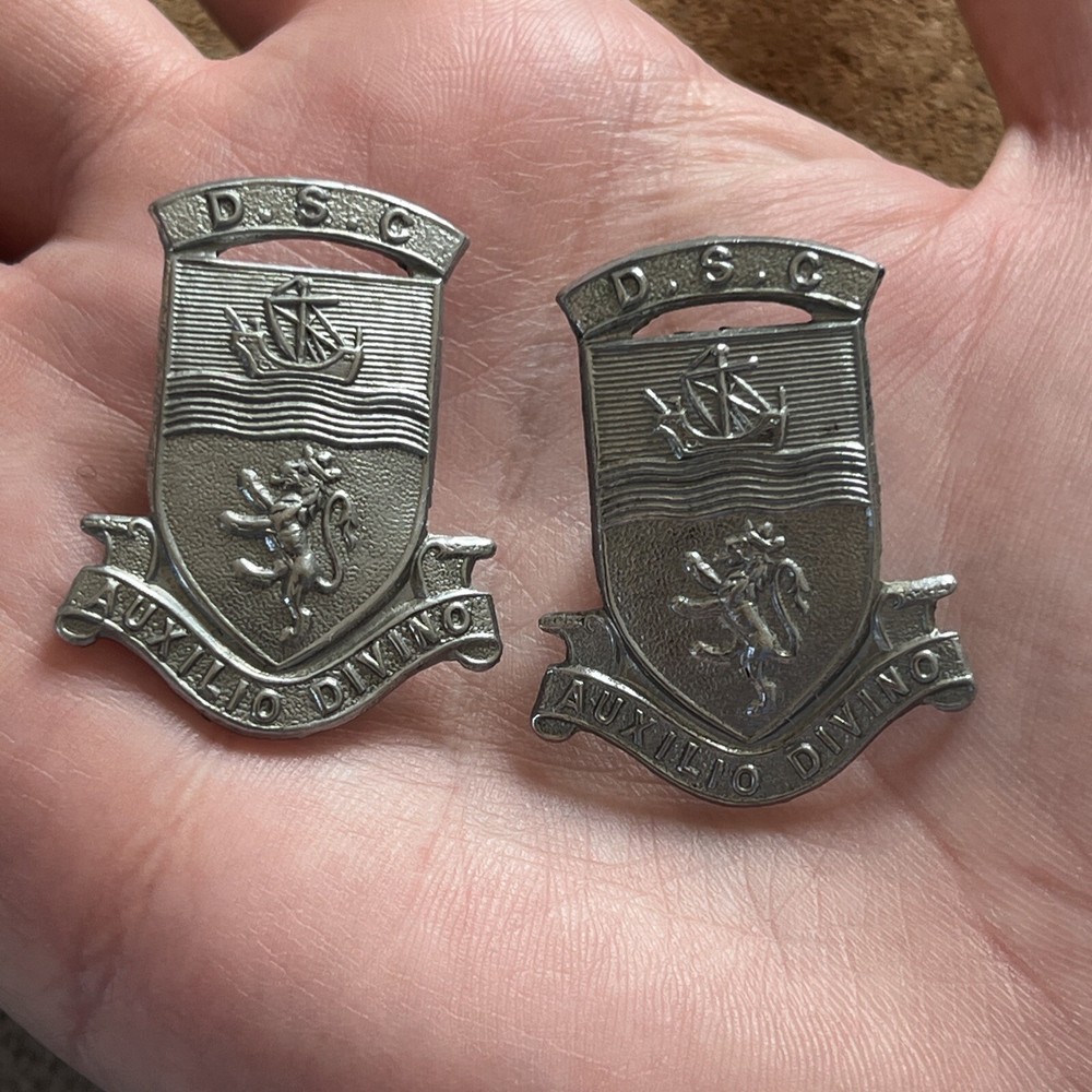 Devon Special Constabulary D.S.C Collar Badges 1930s-1960s