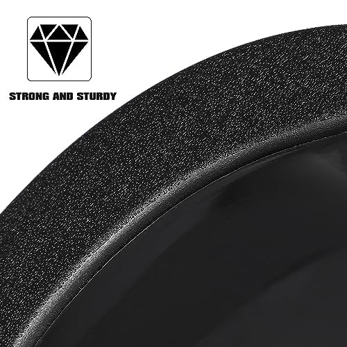 6pcs Pool Table Pocket Liners Replacement - Black Billiards Corner Liners 1.96