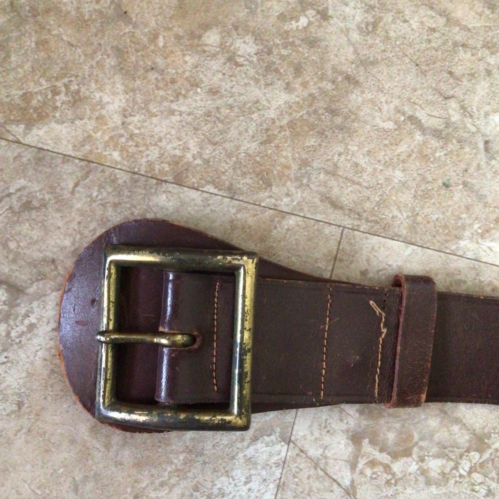 WW2 Garrison Belt Marked Size 34