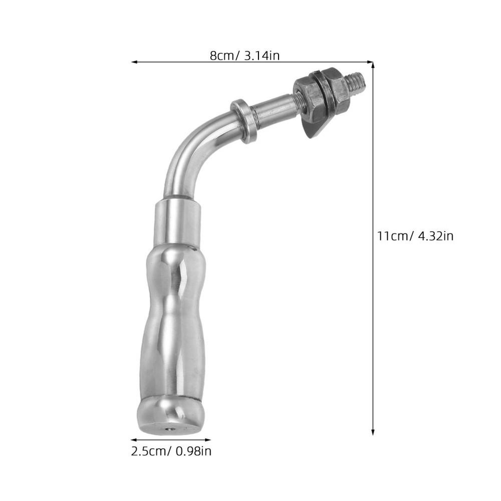Wood Stove Handle Kit Fireplace Damper Pull Decorative