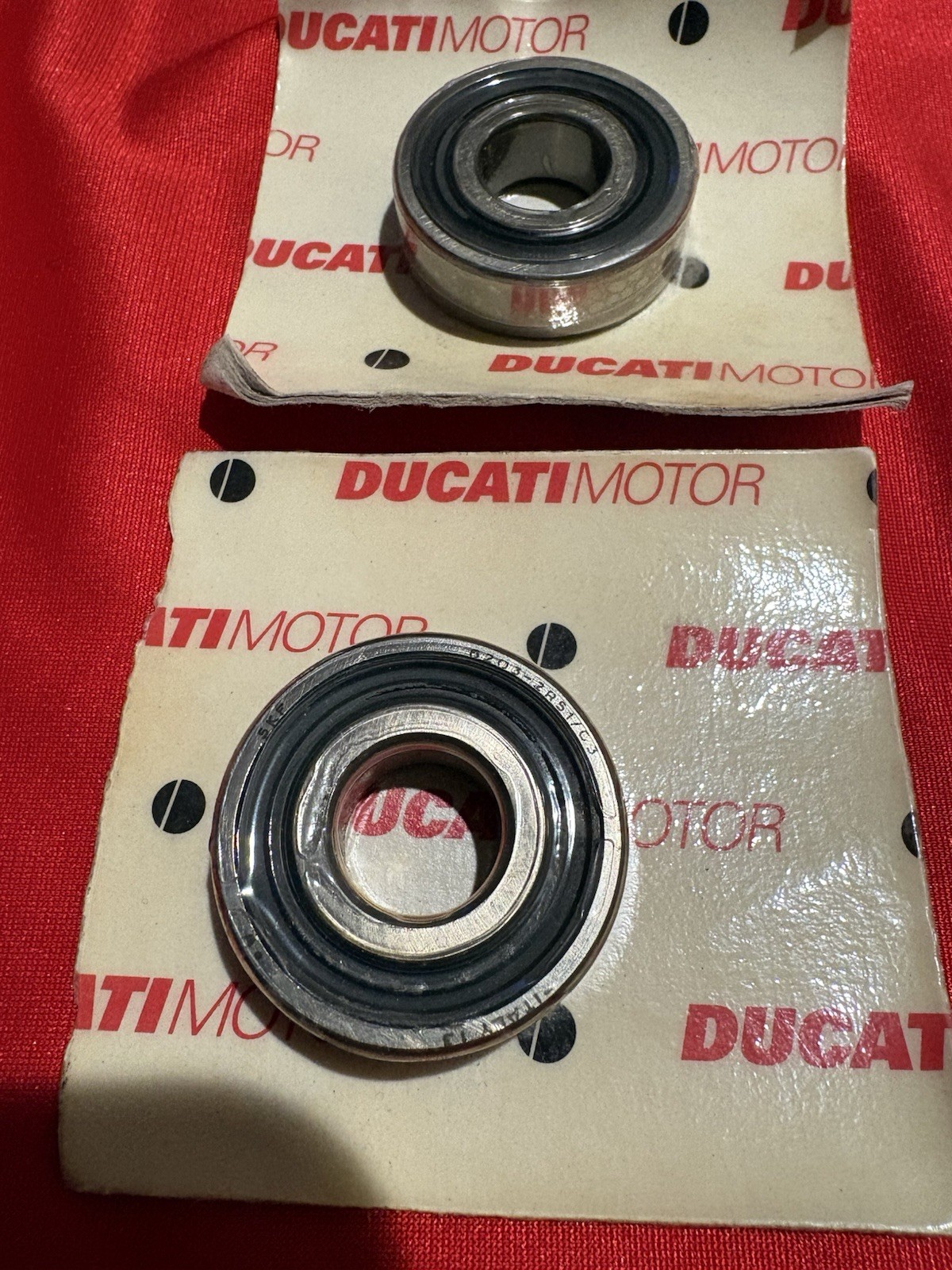 Ducati Monster 750SS 900SS Rear Wheel Bearings 6203-2RS OEM 2 Pcs 751631747