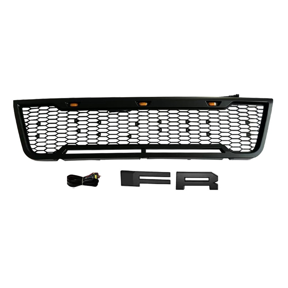 Front Grille for 2003-2007 Econoline E150 E250 E350 Grill with LED Light Bars