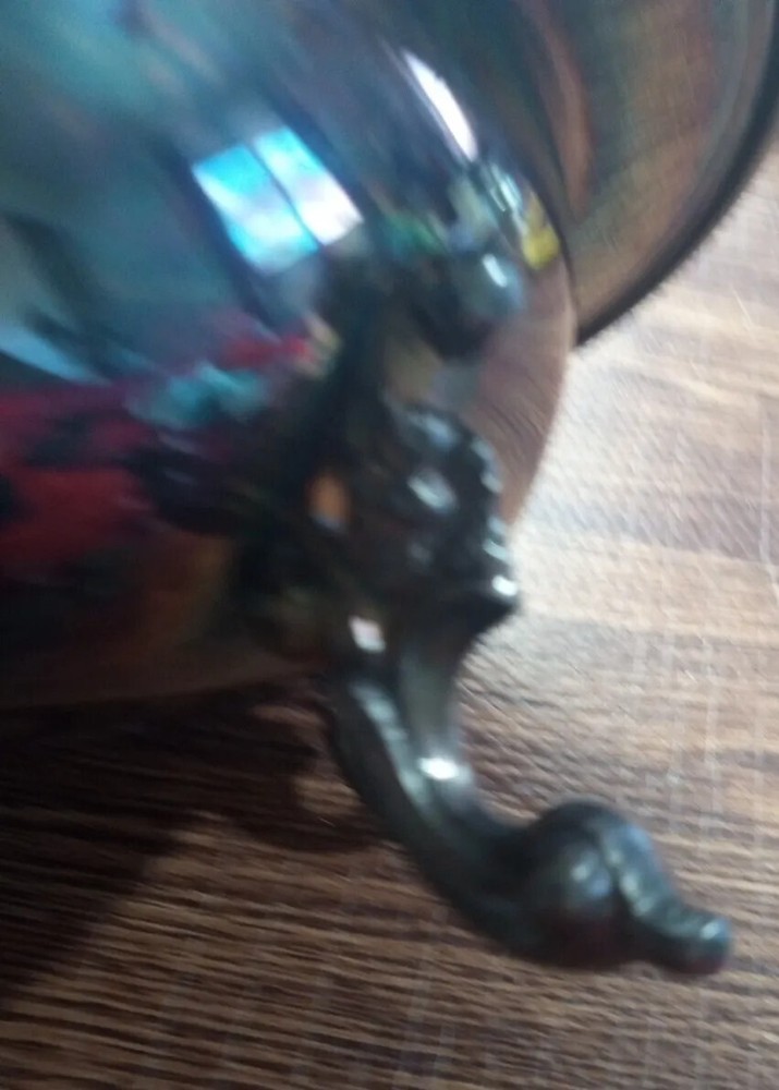 Silverplated 4 Footed Bowl With Lid
