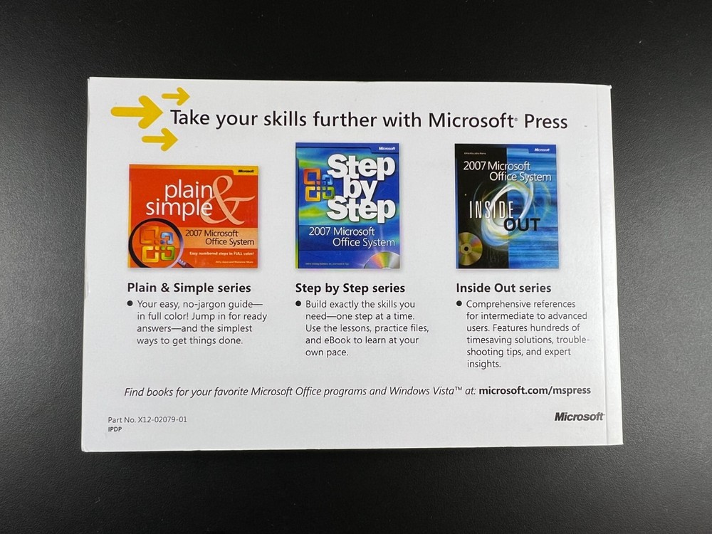 Microsoft Office 2007 Getting Started Manual - Manual ONLY