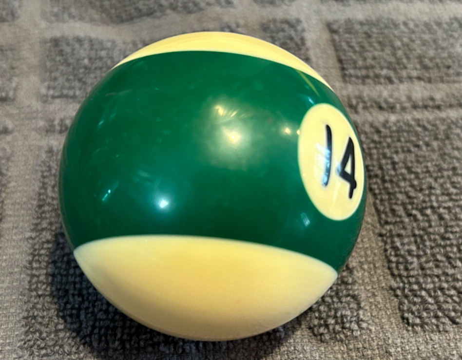 Replacement #14 Billiard Pool Ball 2 1/4" Diameter