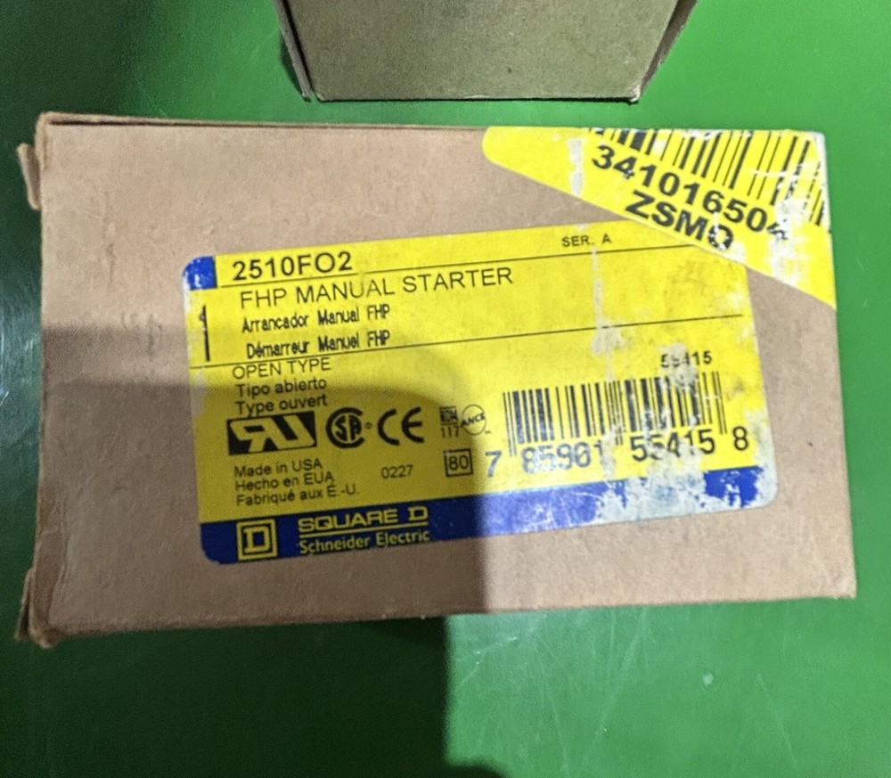 Square D 2510FG1 Manual Starter