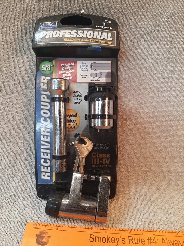 NEW REESE Professional Receiver and Coupler Lock Combo