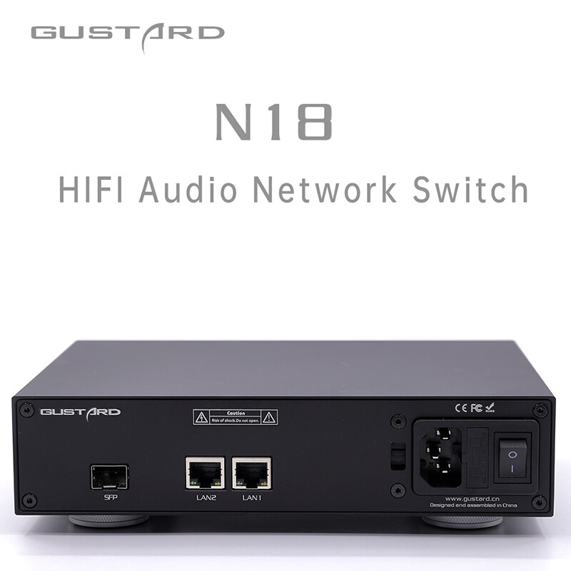 Gustard N18/N18PRO HiFi Audio Network Ethernet Switch AdaptiveEthernet Interface