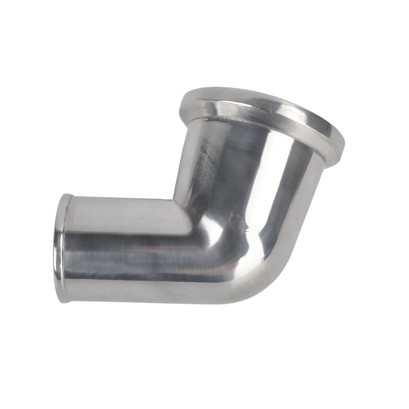 For SBC BBC Chevy 327 350 400 Polished 15° Swivel Water Neck Thermostat Housing