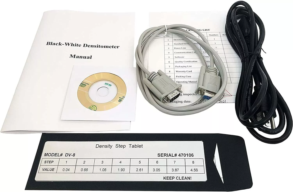 Black and White Density Meter Transmission Densitometer Density Range 0-4.5D