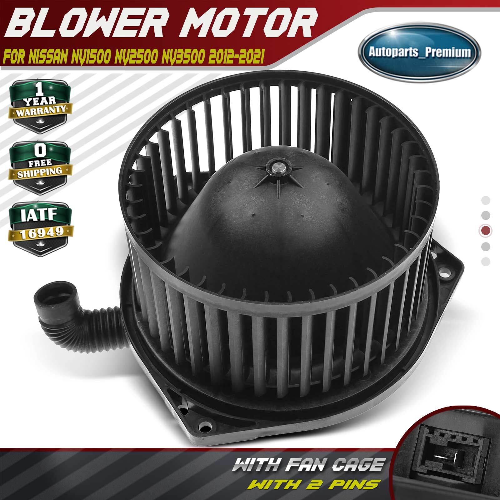 HVAC Blower Motor for Nissan NV1500 NV2500 NV3500 2012-2021 Titan XD 2016-2019