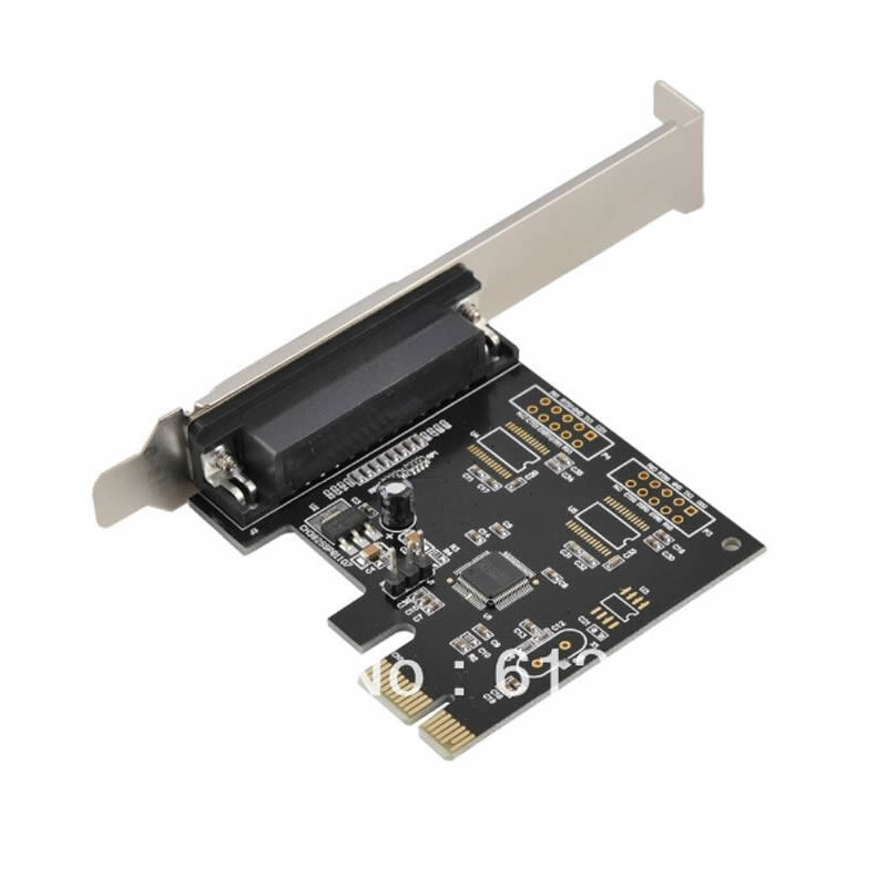 PCI-E Parallel Port DB25 LPT Printer Card Adapter w/Low Profile Bracket