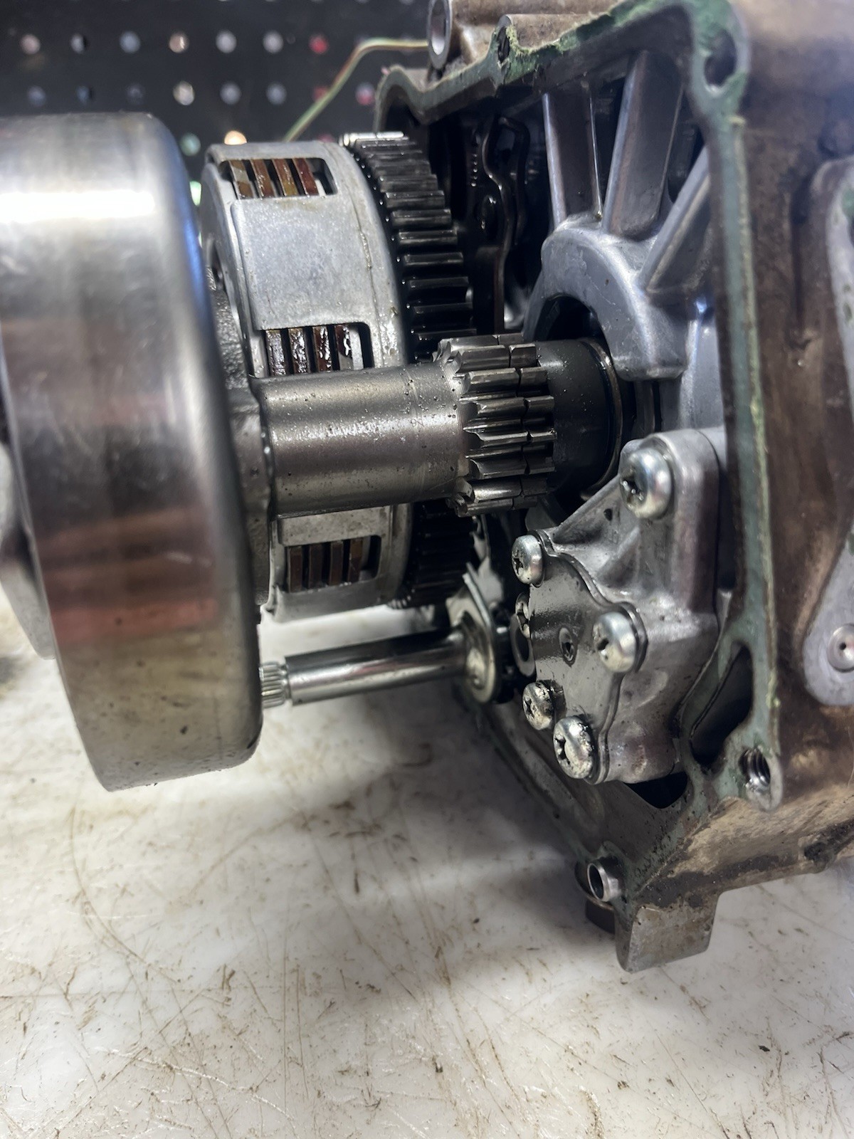 1993 Honda TRX 90 Bottom End Engine Crankcase Case Crankshaft Clutch Flywheel