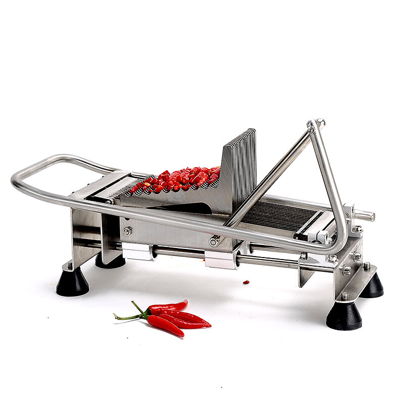 Manual pepper chopping machine machine commercial small pepper cutting machine''