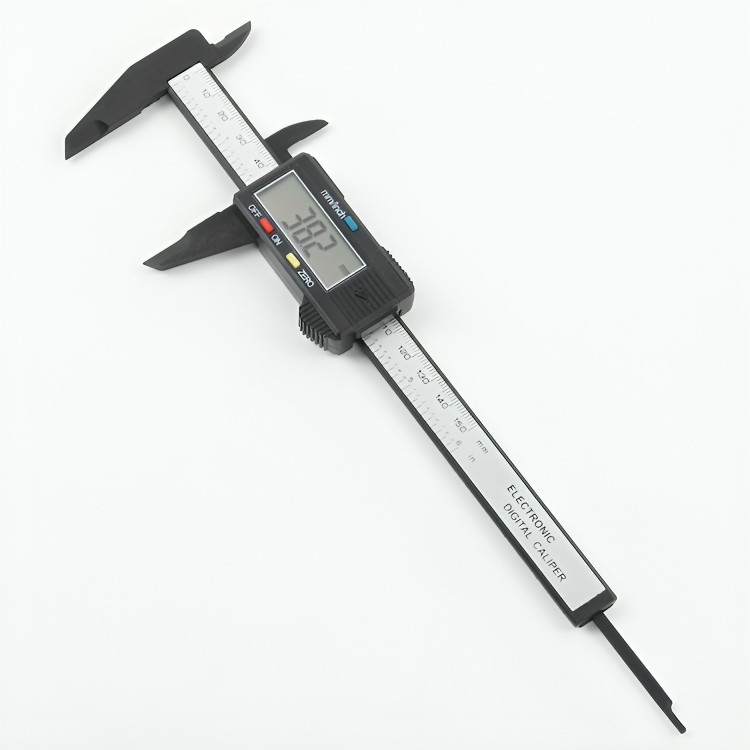 1 PC of LCD Digital Electronic Carbon Fiber Vernier Caliper Gauge 150mm (6")