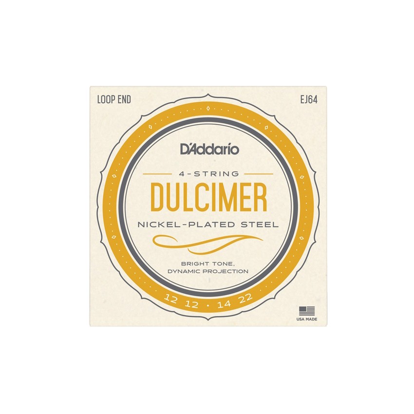 NEW D'Addario EJ64 Mountain Dulcimer Strings - .012-.022