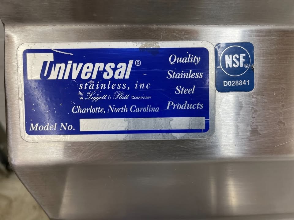 Universal Poly Work Top Butcher Table