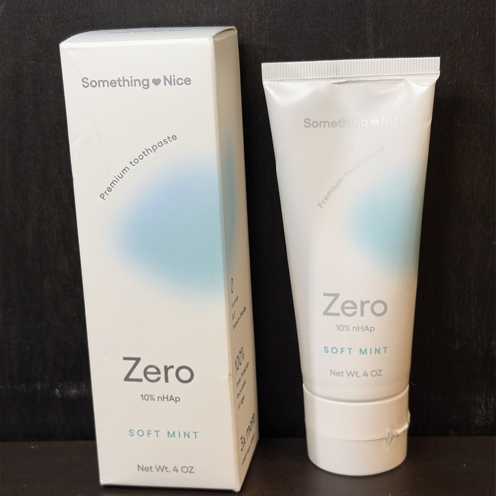 Zero Premium Toothpaste by Dentist Recommended Soft Mint Flavored