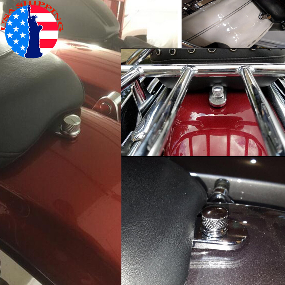 2pcs Rear Fender Seat Bolt & Nut Kit for Harley Sportster Road King Softail Dyna