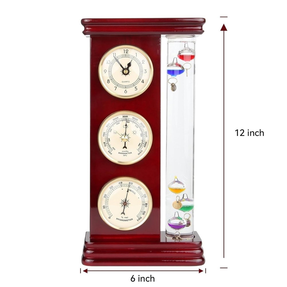 Multi-Functional Weather Station with Temperature, Humidity, and Time Display