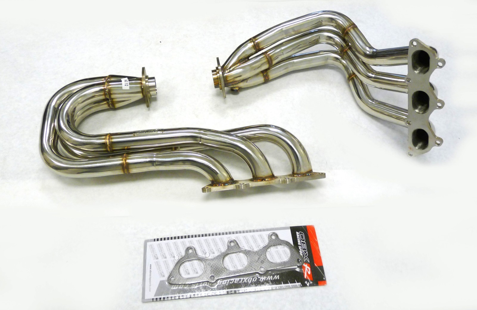 OBX Stainless Long Tube Manifold 1995-2004 Acura NSX 3.0L 3.2L 3-1 1-O2