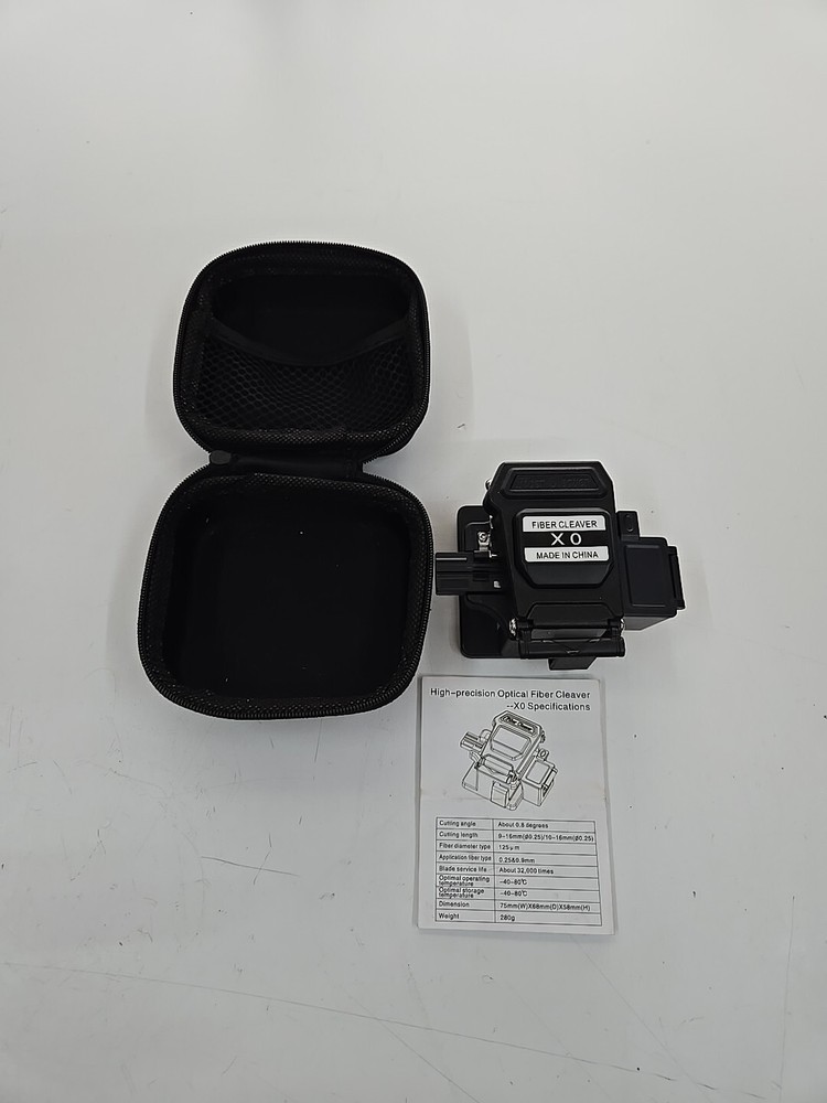 Fiber Optic Cleaver  XO W/ Carrying Case