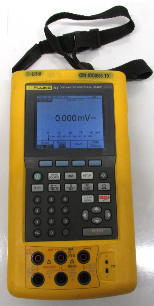 Fluke 744 Documenting Multifunction Process Calibrator Ver 3.03 W/Battery, RDEQ