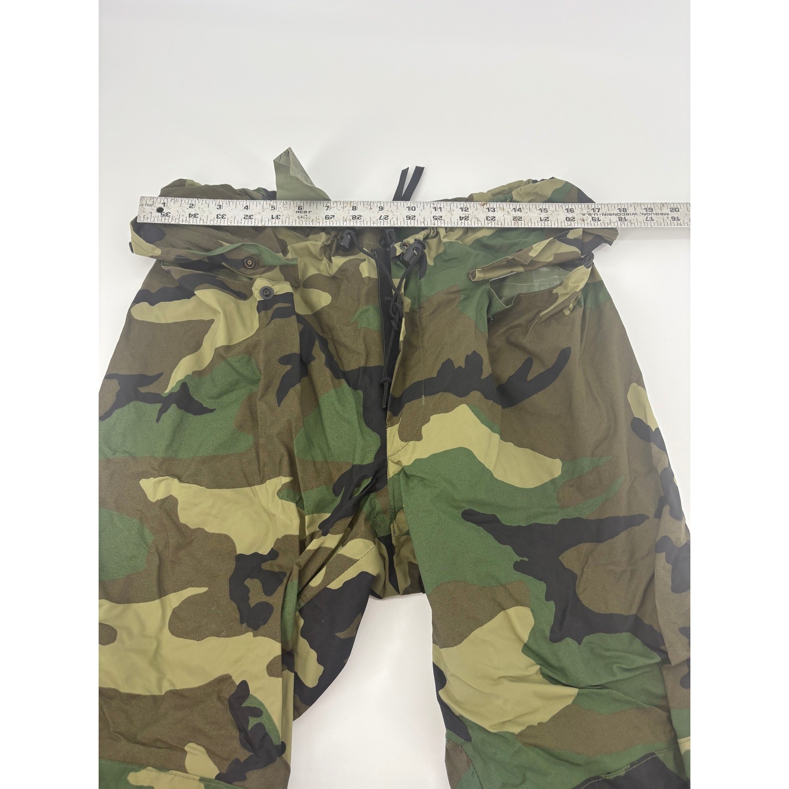 ORC Industries Trousers Improved Rainsuit Camo Military Pants Mens Small
