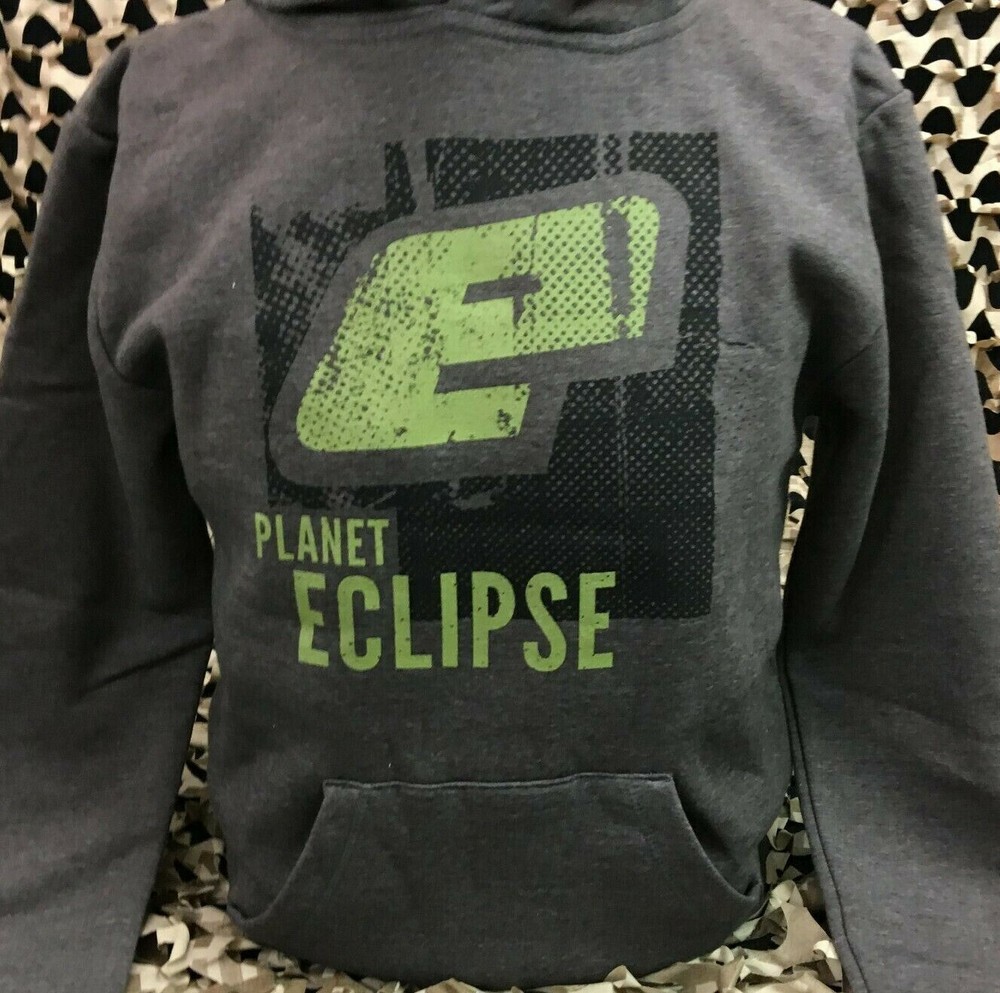 NEW 2X LARGE Planet Eclipse Favela Hooded Sweatshirt - Graphite