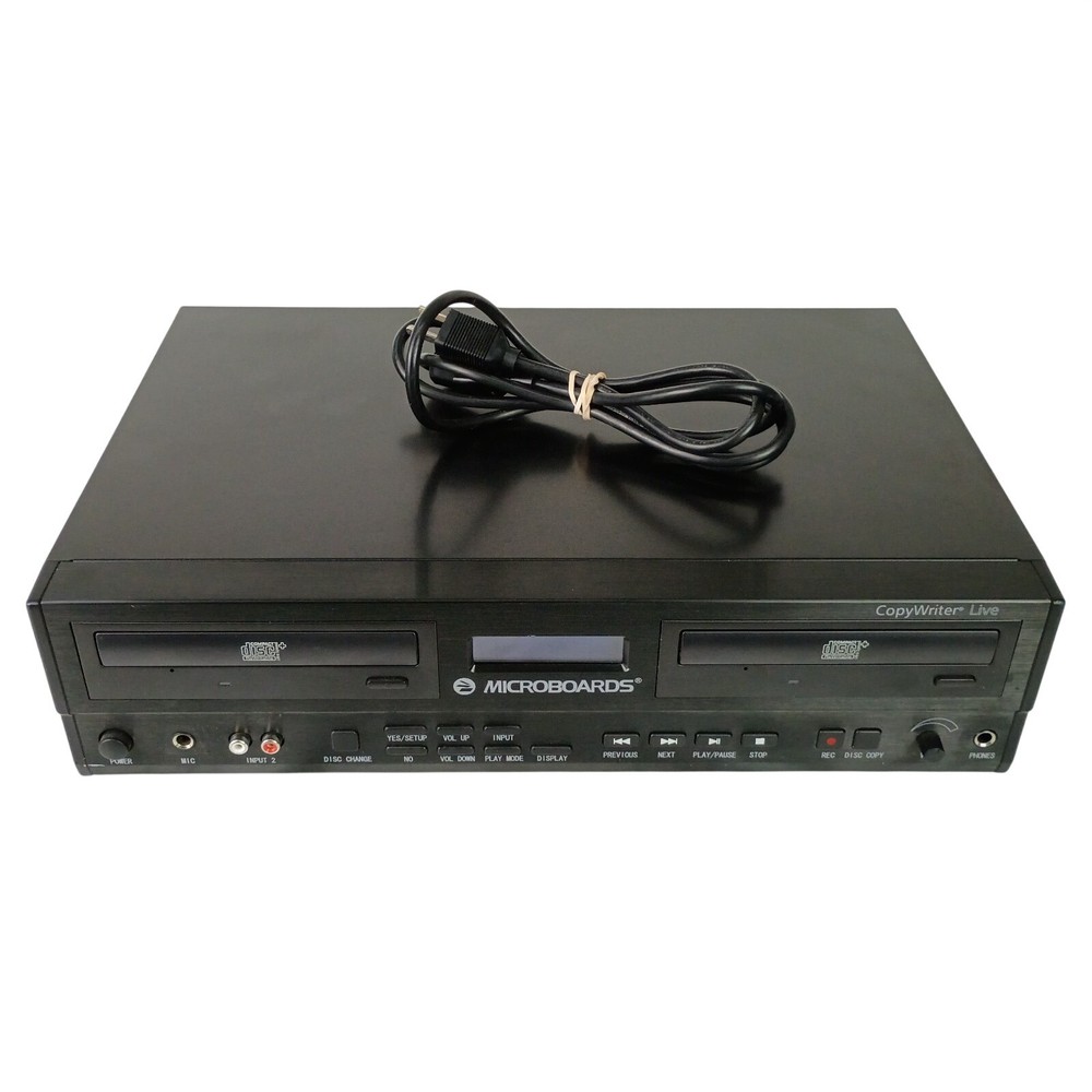 Microboards CopyWriter Live CWL-6200 Standalone Dual CD Recorder Duplicator Pro