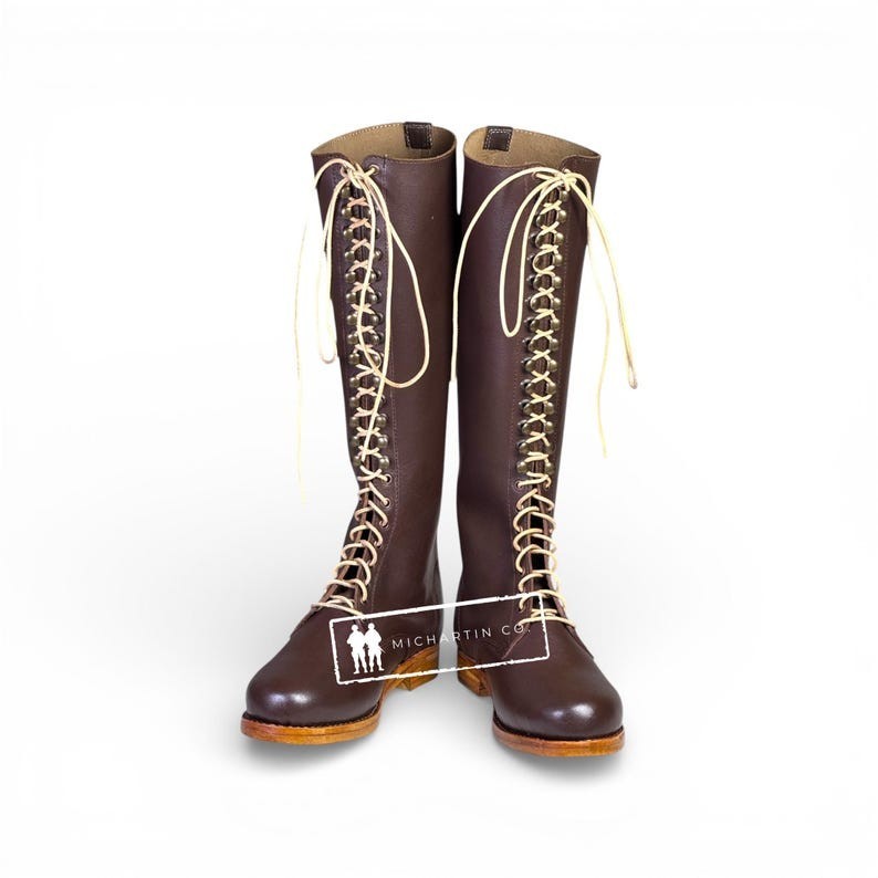 WWI AMERICAN AEF U.S. ARMY OFFICER’S HIGH LEATHER FIELD BOOTS, ALL SIZES