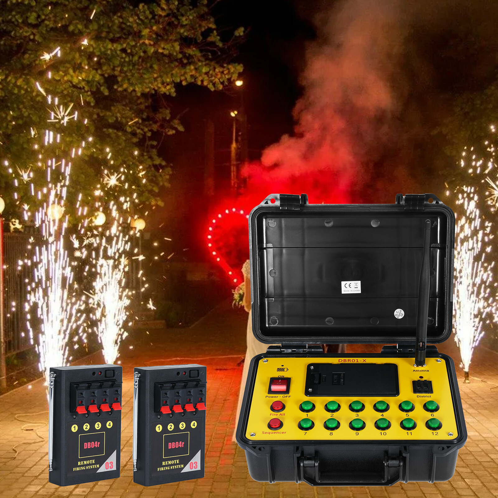 36cues Wireless Fireworks Firing system remote control fire control equipment