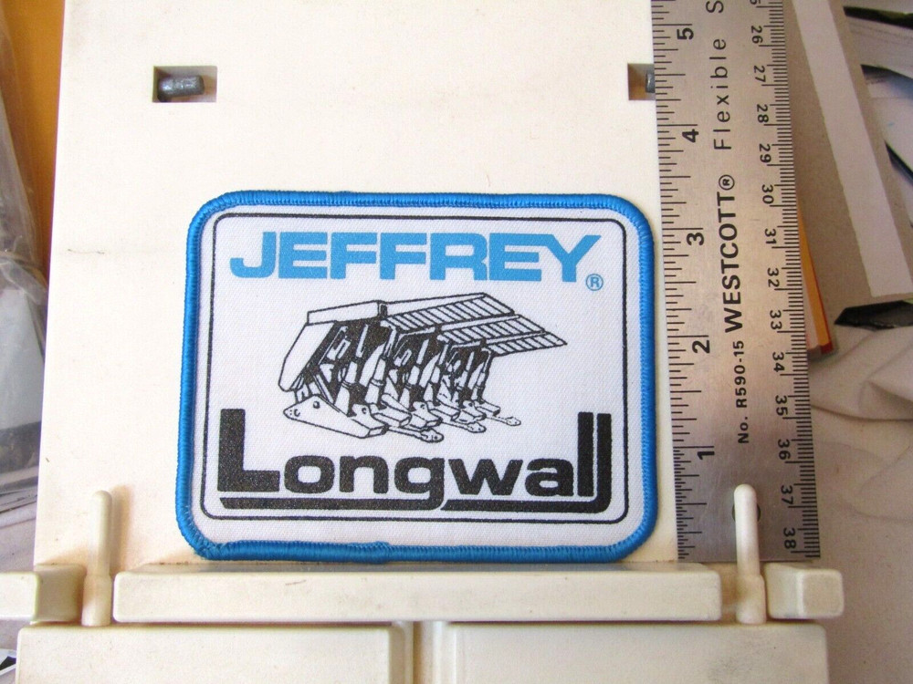 Jeffrey Longwall mining machine patch NOS vintage mines