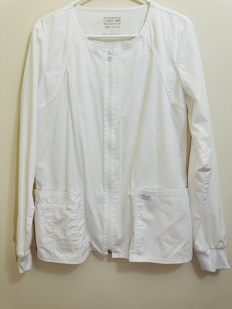 Cherokee White Lab Coat Small Petite