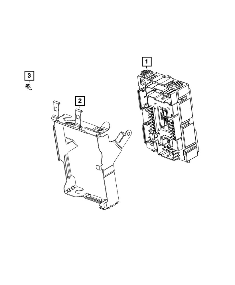 Genuine Mopar Body Controller Module 68634788AD