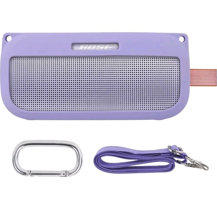 Silicone Case Replacement Bose SoundLink Flex Bluetooth Portable, Lavender