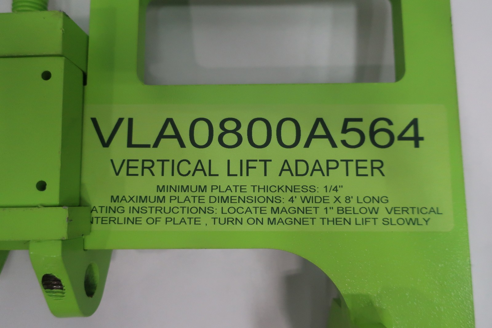 Industrial Magnetics VLA0800A564 Vertical Lift Adapter