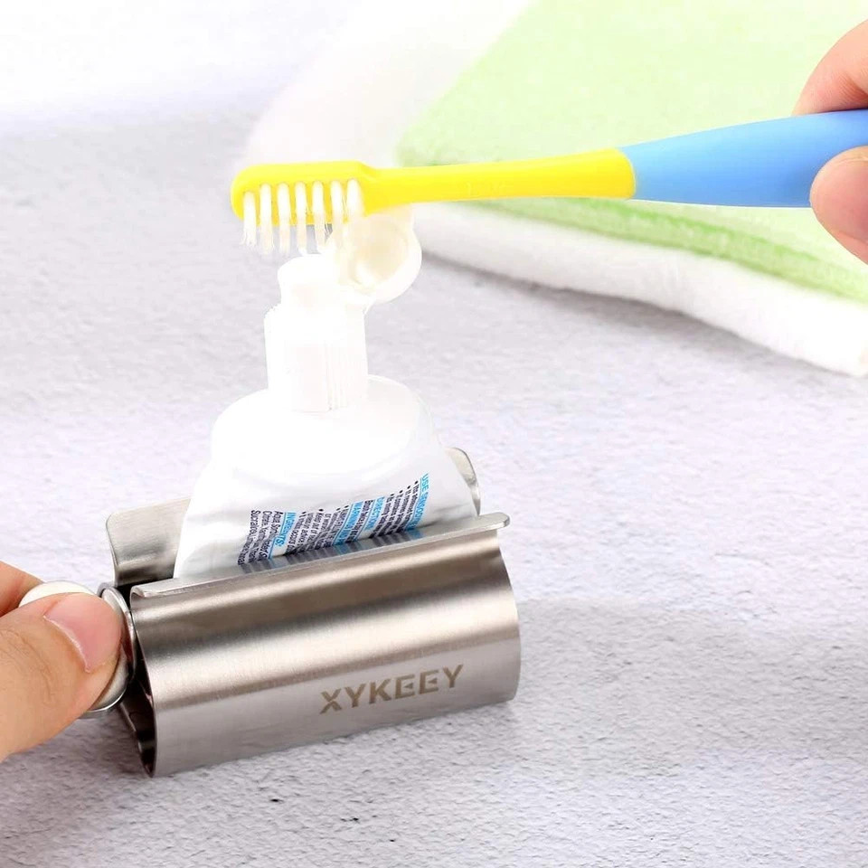 Toothpaste Tube Squeezer - Set of 3 Toothpaste Squeezer Rollers, Metal Toothpast
