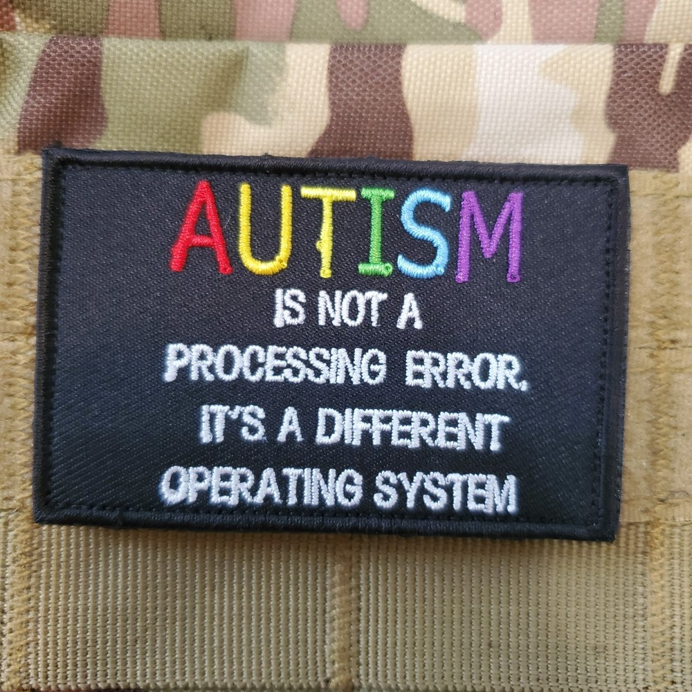 AUTISM Tactical Morale Patch Hook and Loop