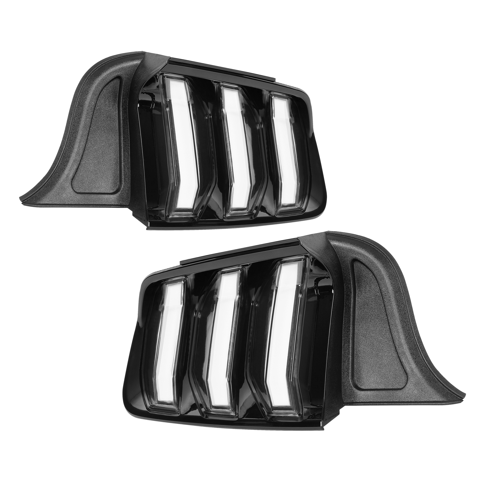 For Ford Mustang 2021-2023 Tail Lights LED Brake Lamps Sequential Clear Lens