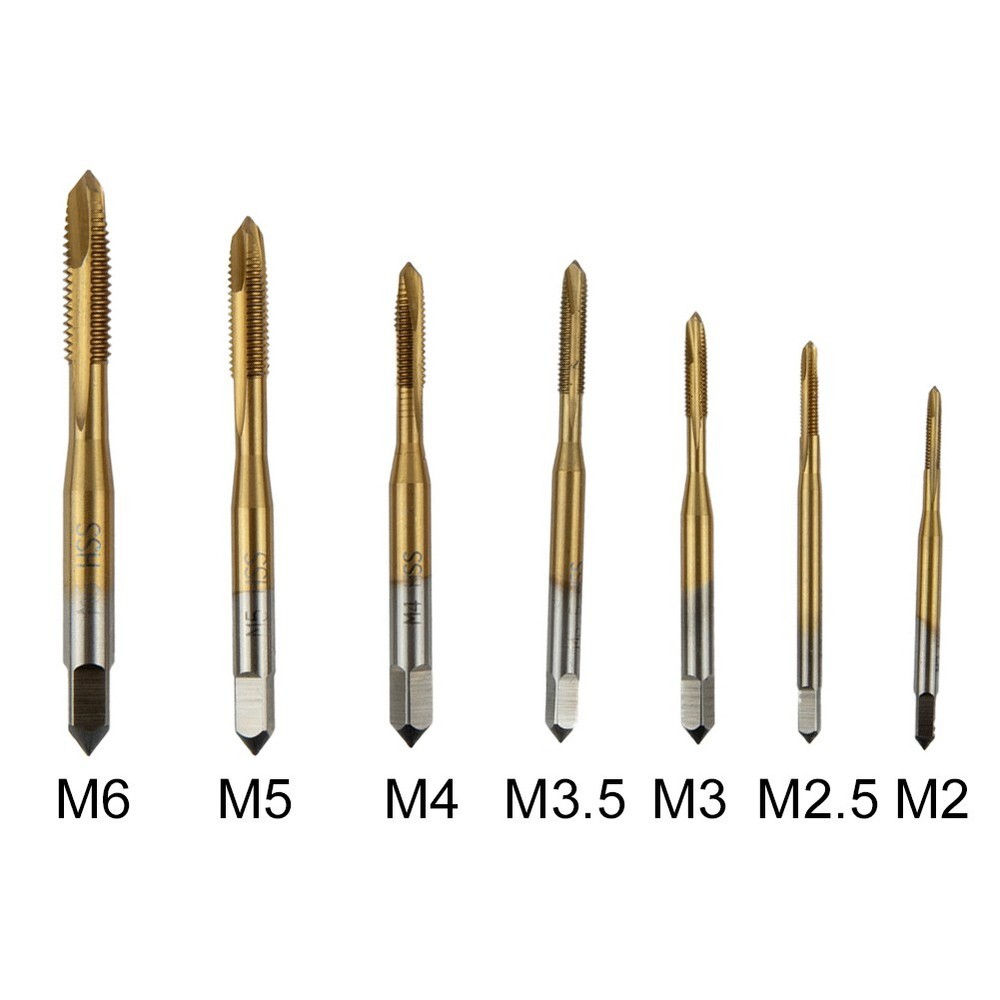 Versatile M2 M6 Thread Tapping Tools Set for Industrial and Workshop Use