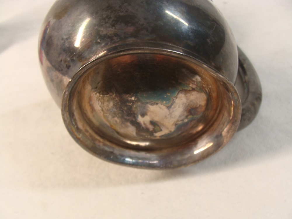 Antique 19C Silverplate Figural Mouse Form Pitcher