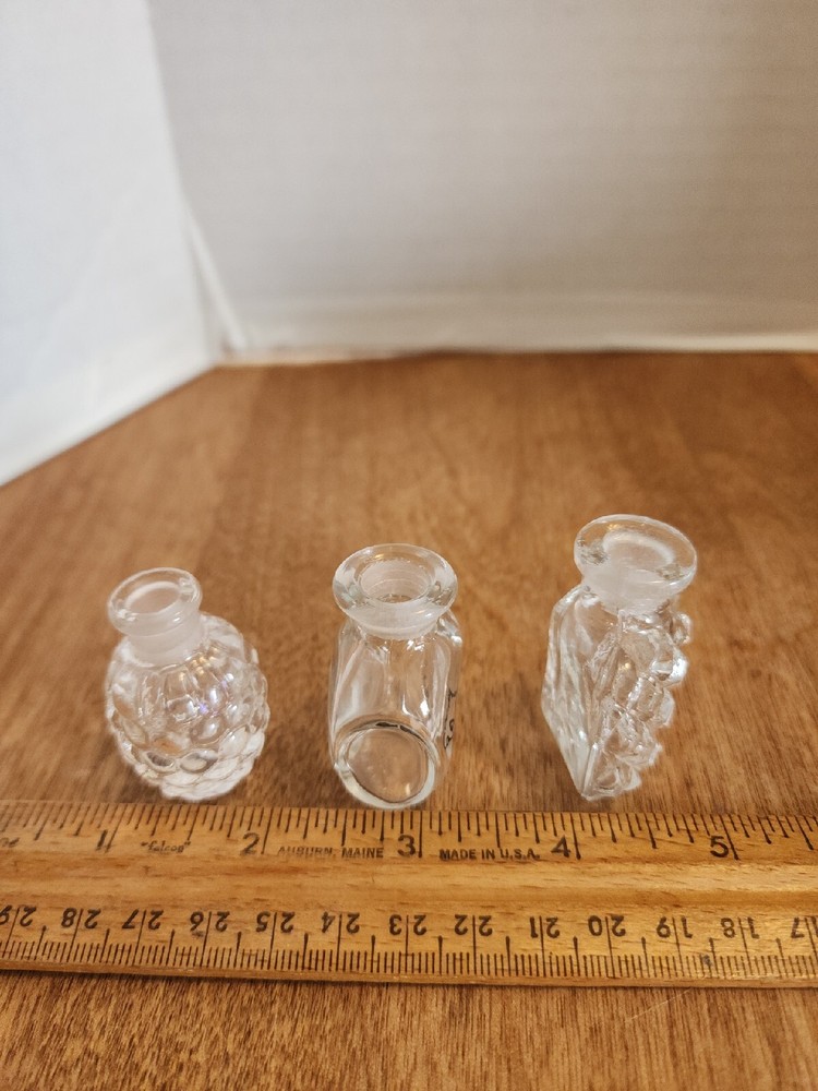 Miniature Vintage Perfume Bottles - No Stoppers - EUC