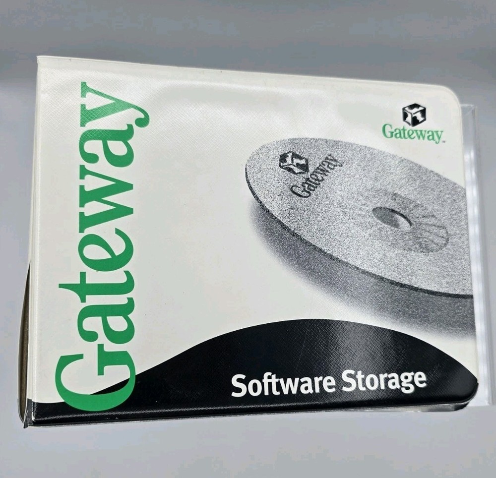 Gateway Software Storage Binder CD Holder, Original Vintage, Binder Only