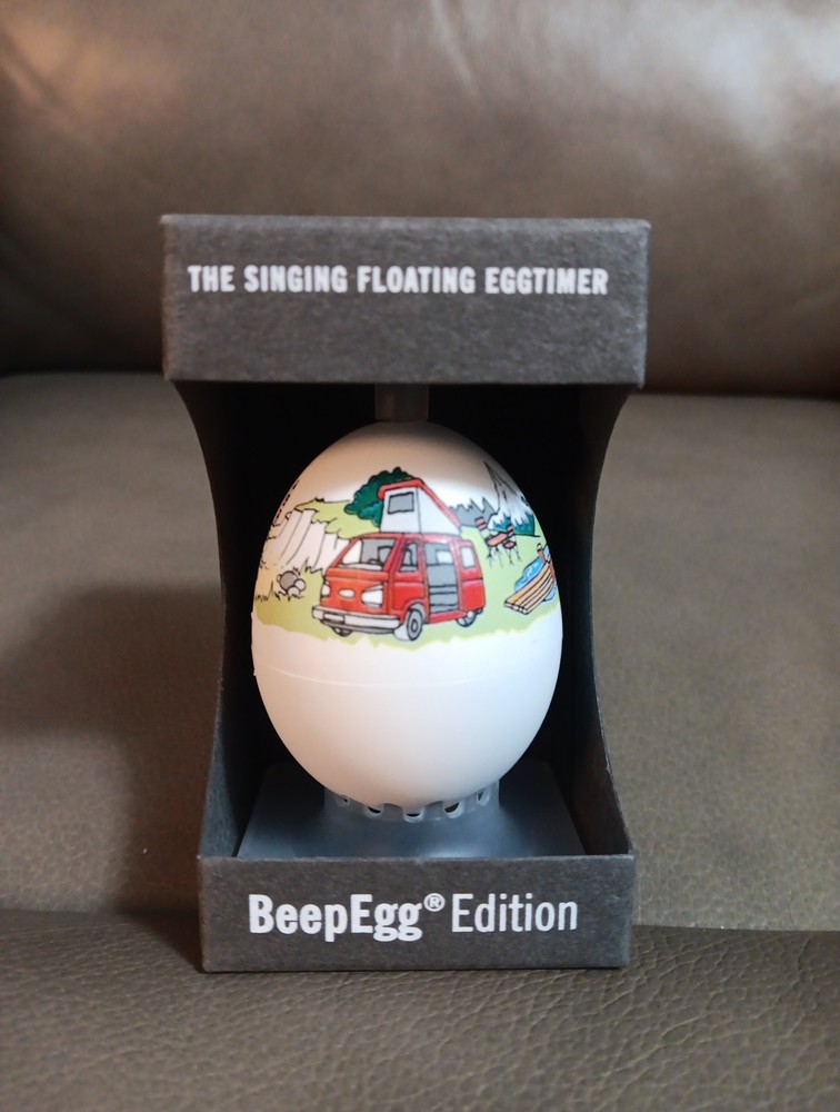 Brainstream Camping BeepEgg Singing and Floating Egg Timer, 2.13"W x 2.17"H